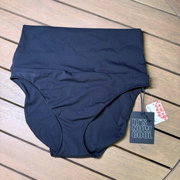 It's Now Cool The Contour Black High Waist Pant Bikini Bottom Size XXL NEW - Picture 5 of 6